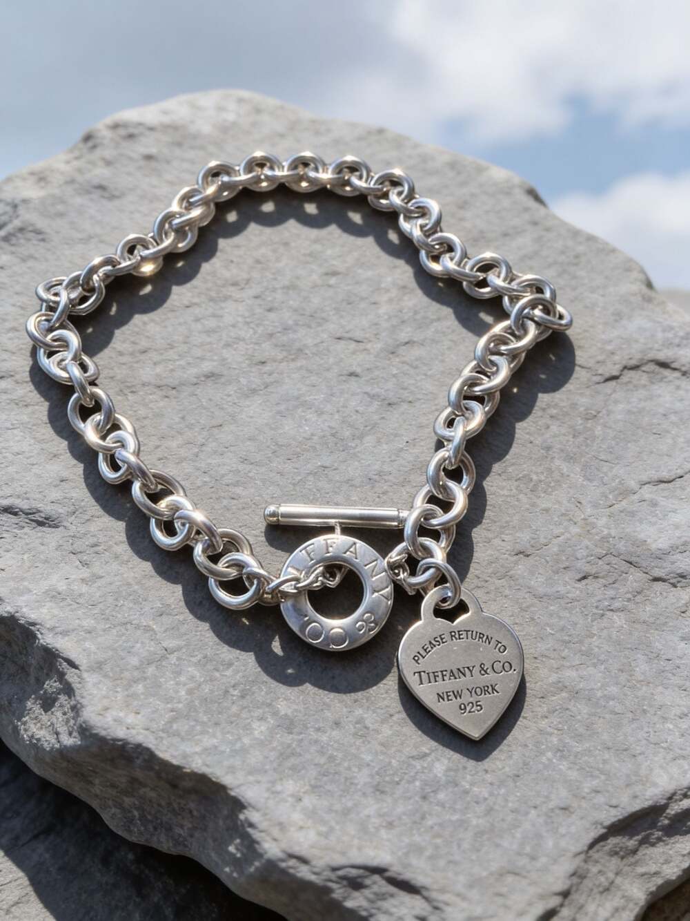 Tiffany & Co. Return to Tiffany Heart Tag Toggle Bracelet in Sterling Silver